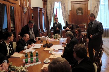 Podpisanie porozumienia o współpracy między Kijowskim Uniwersytetem Narodowym a WSPiA