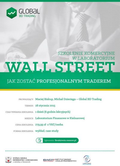 Wall Street. Jak zostać profesjonalnym traderem - szkolenie w WSIiZ