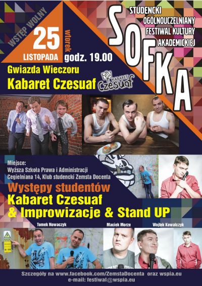 Festiwal Sofka - plakat