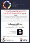 miniatura The legal framework of entreneurship in Italy