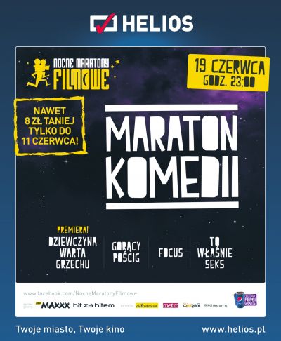 Maraton Komedii w Kinach Helios - plakat