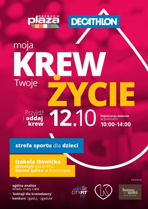 CH Plaza Rzeszów - Moja krew, twoje życie 2019
